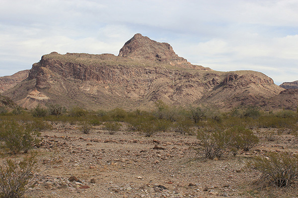 Approaching Big Horn Peak, my goal is to gain the broad bench below and to the right of the summit