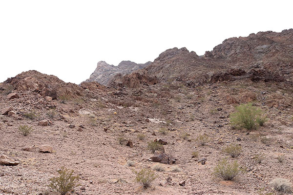 The summit horn from below the northeast slopes of Mohawk Peak
