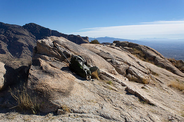 The Pusch Peak summit