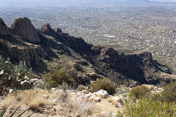 My descent canyon comes into view