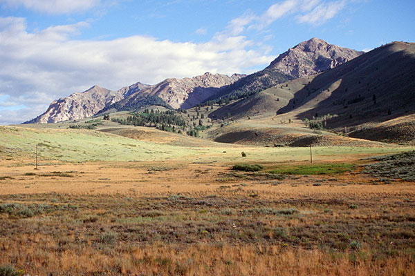 View north on the way to Galena Summit
