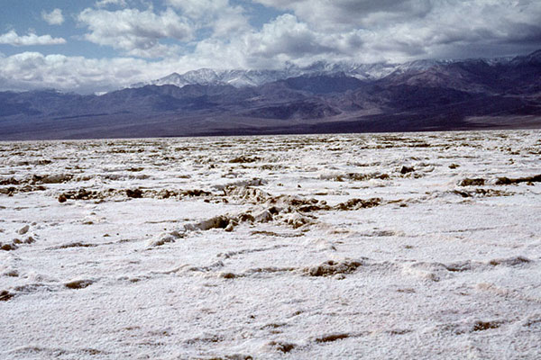 Telescope Peak from Badwater Basin, Death Valley National Park