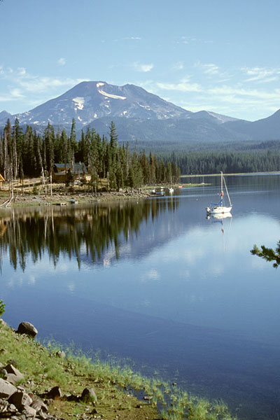 Elk Lake and South Sister