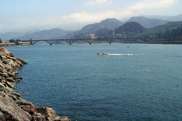 Mouth of the Rogue River at Gold Beach, Oregon