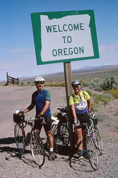 Paul and Linda enter Oregon