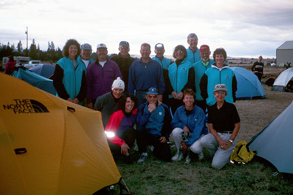 The Salem contingent at the Ukiah campsite