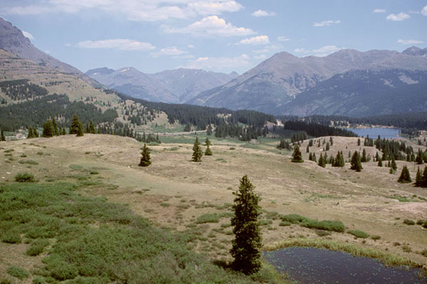 View toward Silverton from Molas Divide