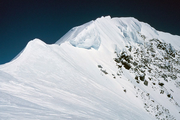 Denali's summit ridge
