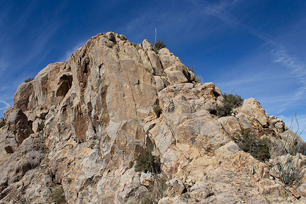 The rock scrambling begins