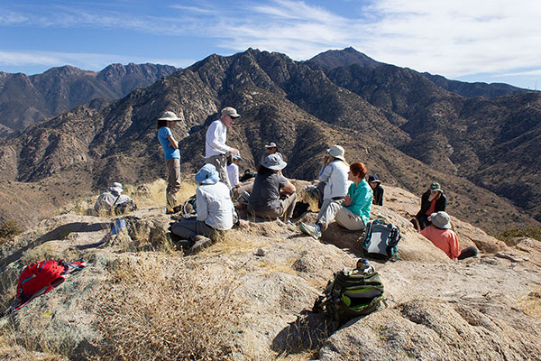 Most of the team on the Elephant Head summit