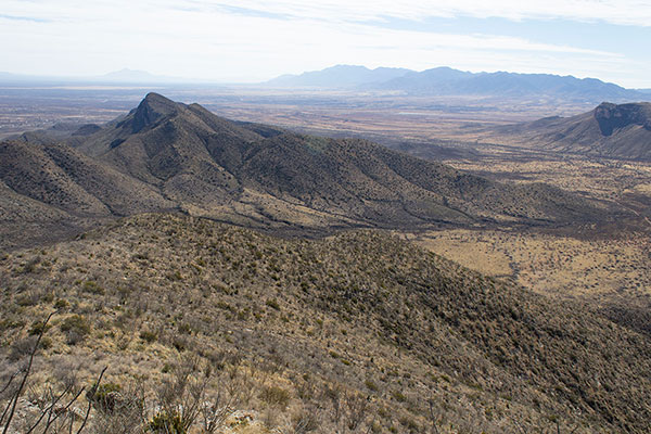 We start our descent of the southeast ridge