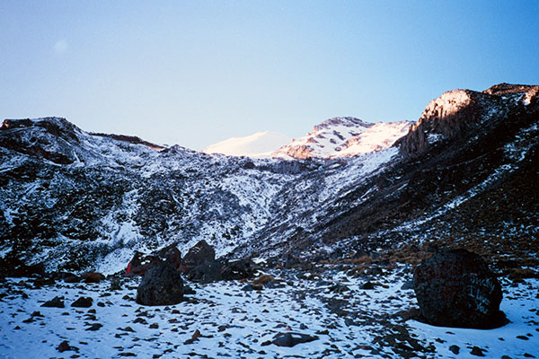 Orizaba from the Piedra Grande Hut