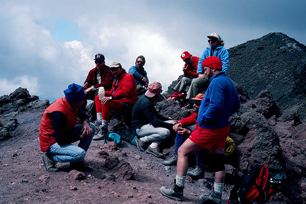 Acclimatization hike on Popocatepetl