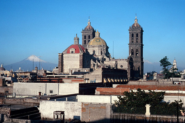 View of Puebla from the Hotel Colonial de Puebla