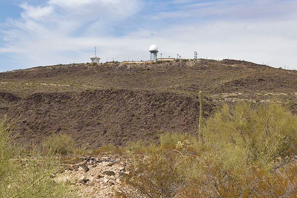 The FAA installation from Childs Mountain Road