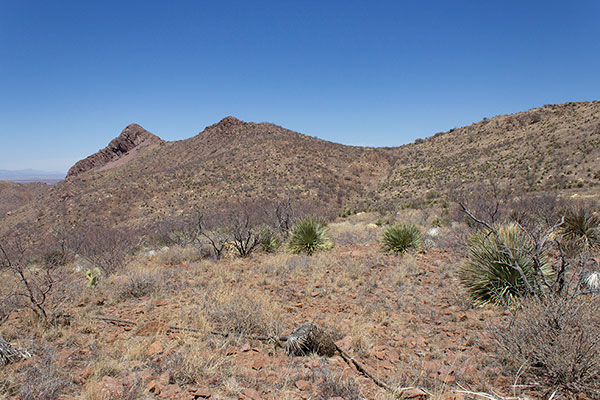 The South Perilla High Point is on the far left and the Perilla Benchmark to the right of it