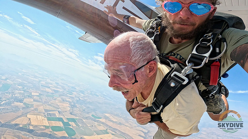 Nick and I start the jump. I yell trying to relieve tension. Or just in fear.