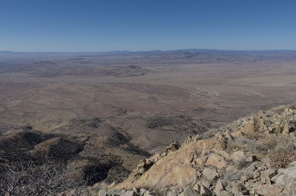 To the northwest lie Silver City, the Pinos Altos Range, and Black Peak