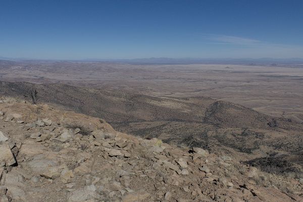 Timber Mountain and the Caballo Mountains far to the northeast