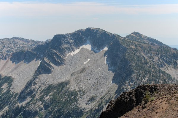Granite Butte and Mule Peak from China Cap