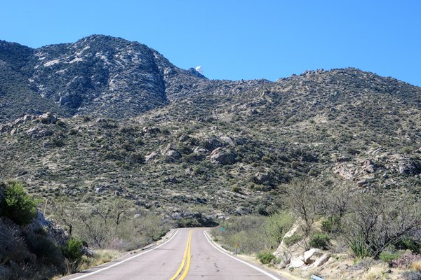 Kitt Peak from low on AZ Hwy 386
