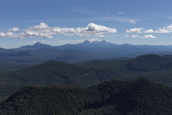 Mount Washington, the Three Sisters, and The Husband to the southeast