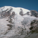 Nisqually Glacier and South Face of Mount Rainier