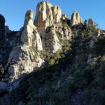 Window Peak high above Tucson in afternoon light