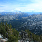 West Fork Lostine Valley and Eagle Cap from Elkhorn Peak