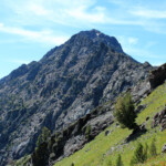 North face of Rock Creek Butte