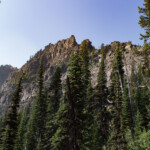 North Ridge of Ruby Peak above the Old Murray Saddle Trail