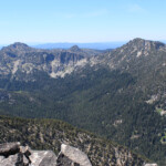 Angell Peak, Gunsight Mountain, and Van Patten Butte from Twin Mountain
