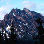 Mount Stuart from below Ingalls Pass