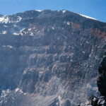 Volcán Popocatépetl Crater and summit hut