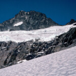 Bonanza Peak from the foot of the Mary Green Glacier