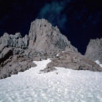 Starting up Mount Whitney's Mountaineers Route