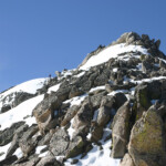 High on the NW Ridge of Mount Yale